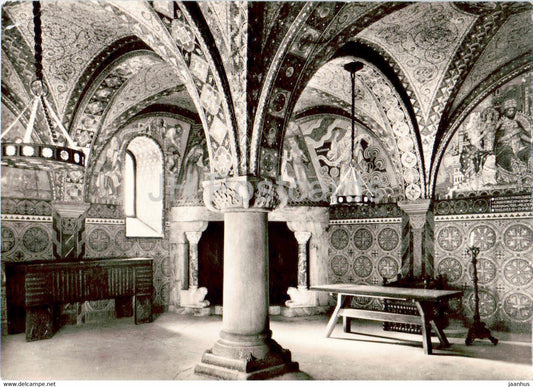 Bildpostkarte der Wartburgstiftung - Die Wartburg - Die Elisabethkemenate im Palas - old postcard - Germany DDR - unused - JH Postcards