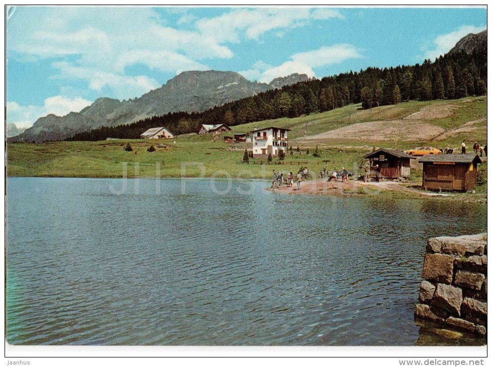 Passo di Lavaze , Laghetto e Latemar - Trento - 1205 - Italia - Italy - unused - JH Postcards