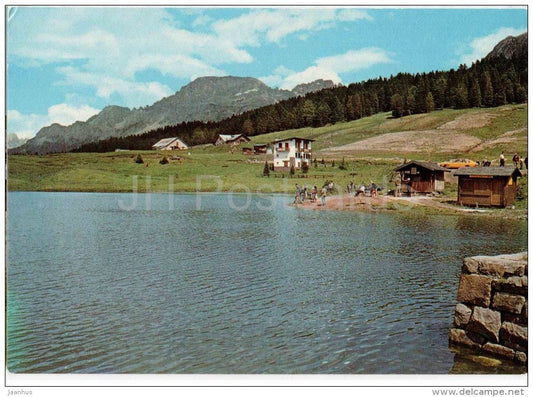 Passo di Lavaze , Laghetto e Latemar - Trento - 1205 - Italia - Italy - unused - JH Postcards