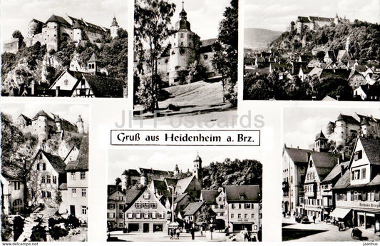Gruss aus Heidenheim a Brz - old postcard - 1961 - Germany - used - JH Postcards