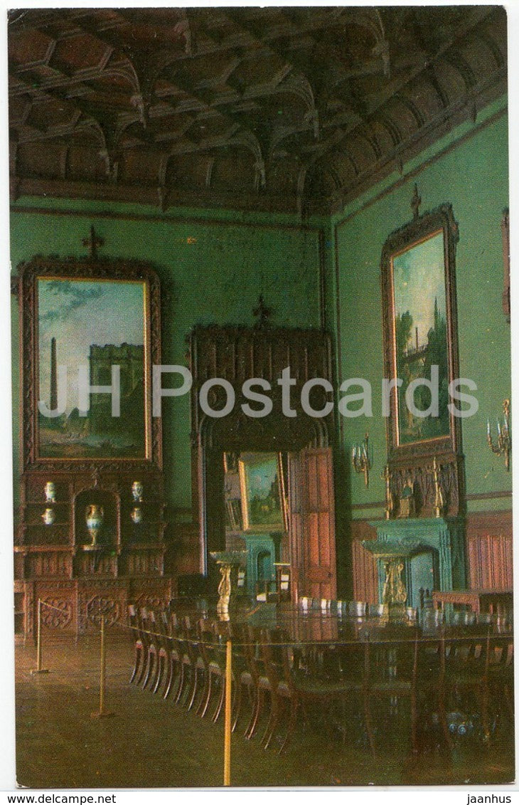 Alupka Palace Museum - Crimea - Ceremonial Dining Room - 1974 - Ukraine - unused - JH Postcards