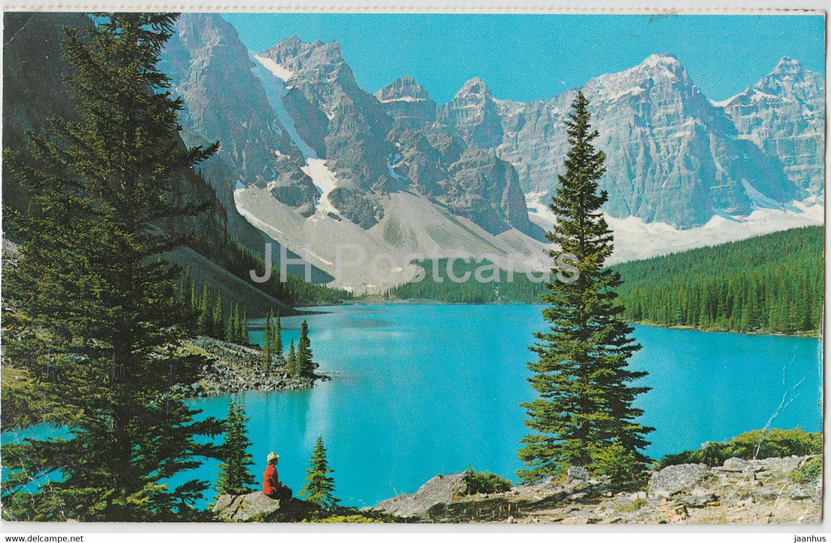 Canadian Rockies - Moraine Lake - 1976 - Canada - used - JH Postcards