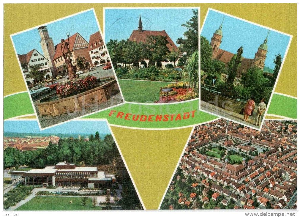 Freudenstadt , heilklimatischer Kurort im Schwarzwald - 9/24175 - Germany - 1986 gelaufen - JH Postcards