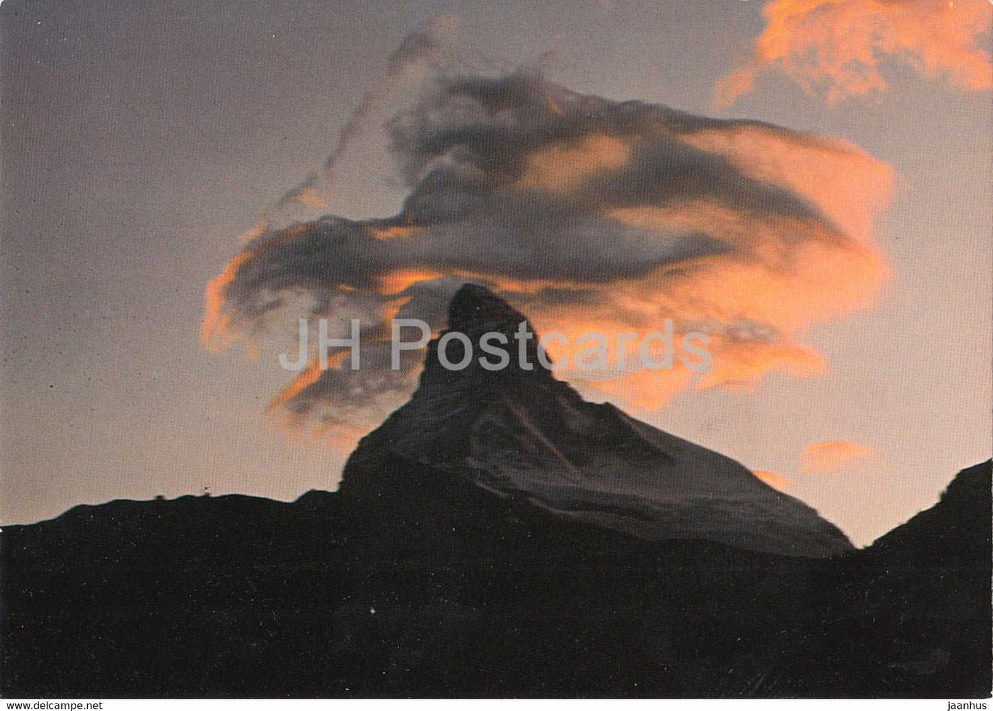 Matterhorn 4478 m - Mont Cervin - 1987 - Switzerland - used - JH Postcards