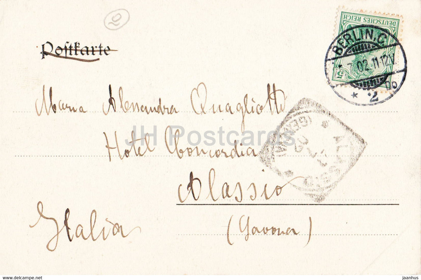 Potsdam - Marmorpalais - old postcard - 1902 - Germany - used