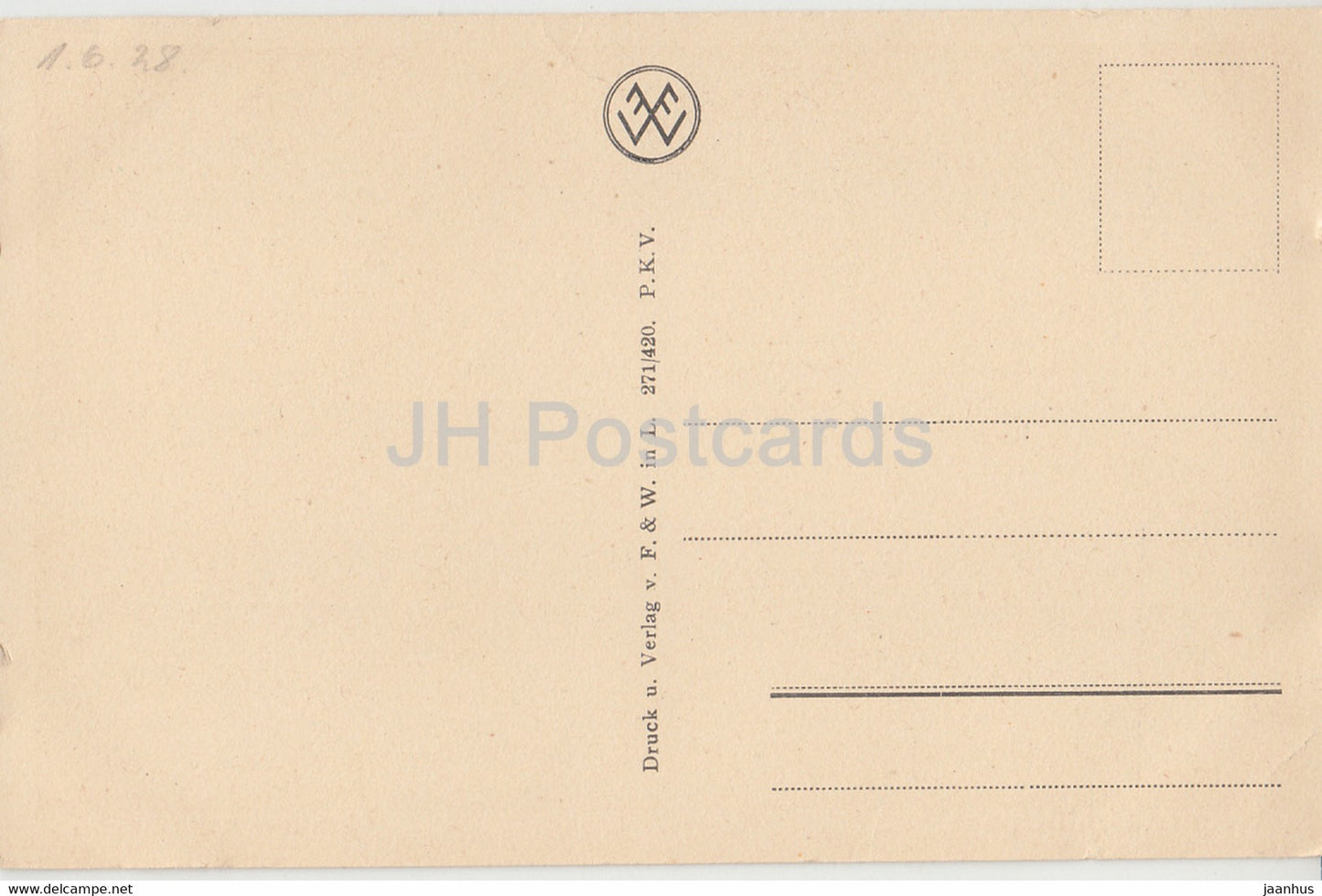 Weimar - Schillerhaus - Schillers Wohnzimmer - old postcard - 1928 - Germany - unused