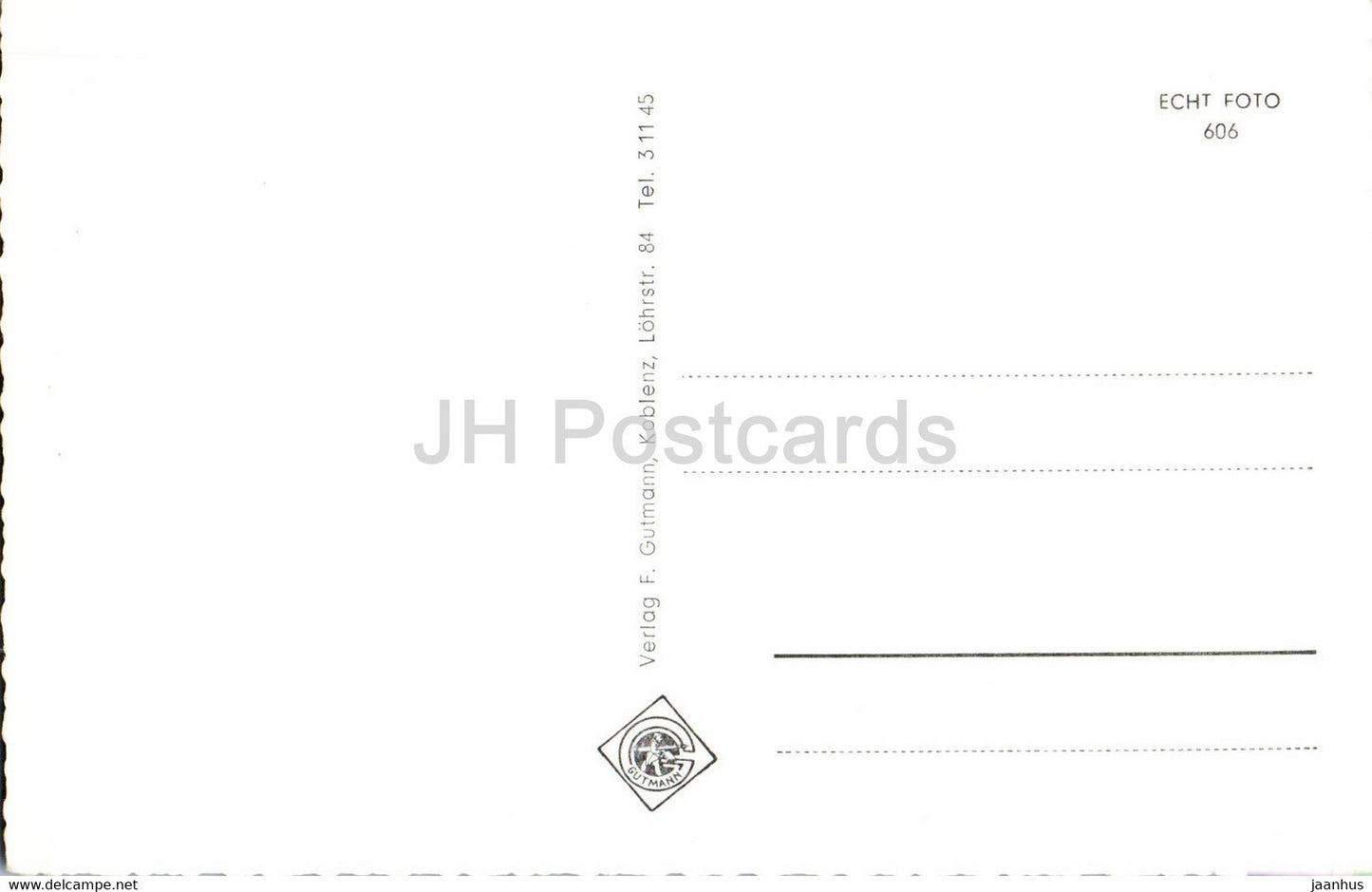 Cochem a d Mosel - old postcard - Germany - unused