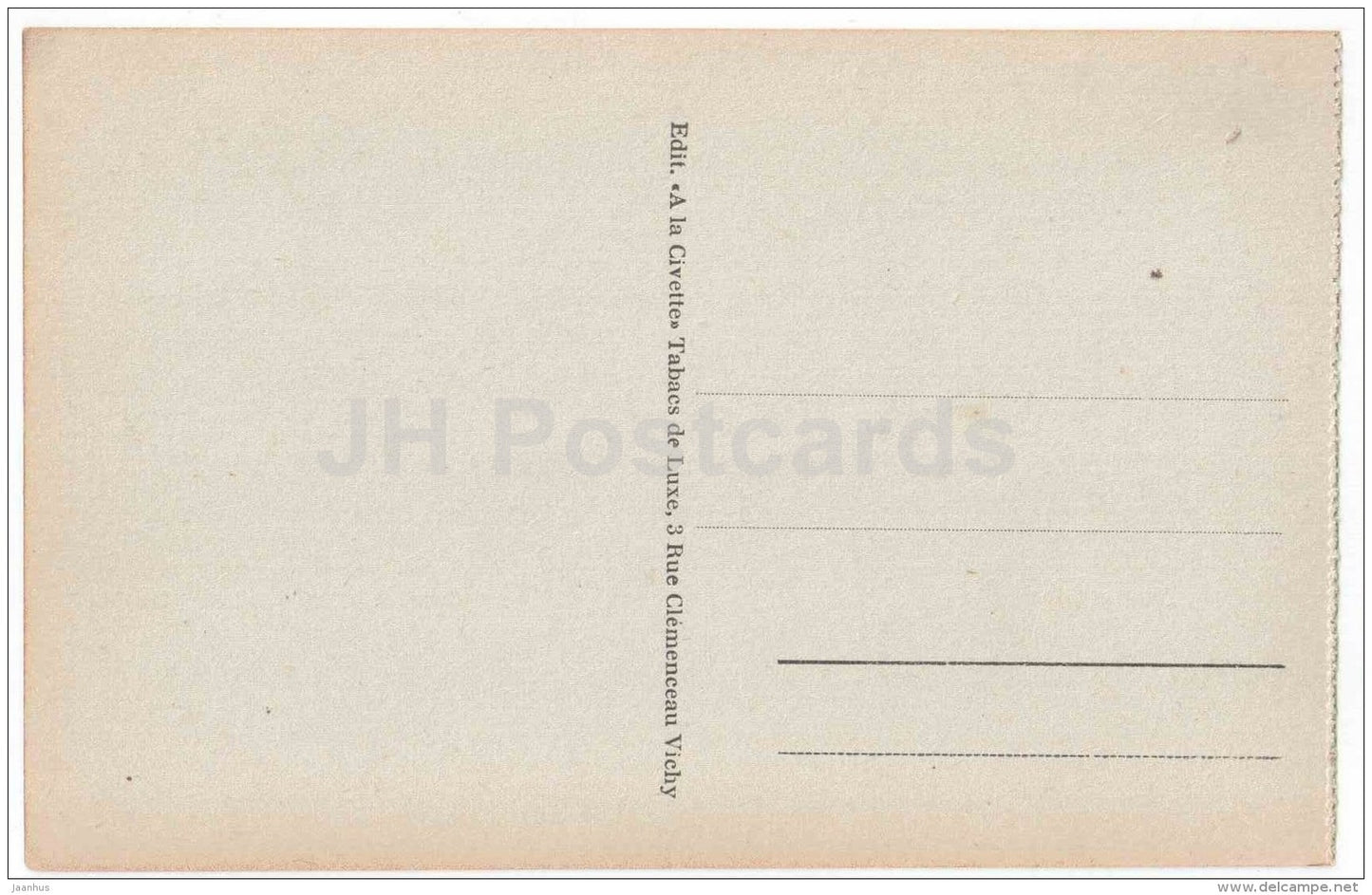 Le Pavillon de Sevigne - Bridge over the Allier - 62 - Vichy - Allier - France - unused - JH Postcards