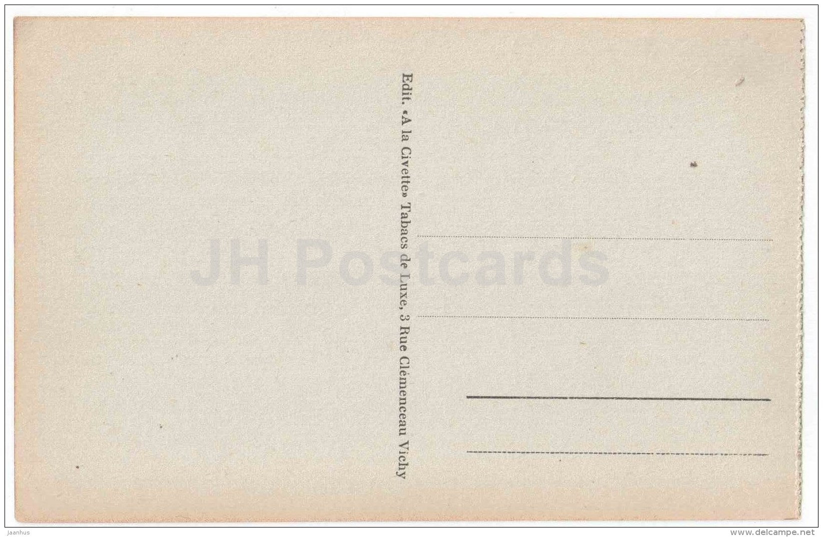 Le Pavillon de Sevigne - Bridge over the Allier - 62 - Vichy - Allier - France - unused - JH Postcards