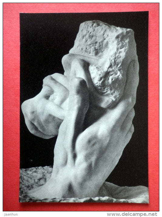 Hand of the Creator , 1890 - sculpture by August Rodin - french art - unused - JH Postcards
