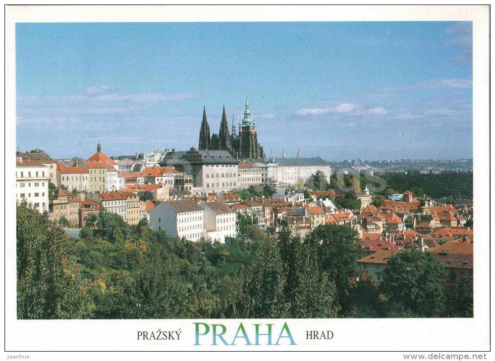 Praha - Prague - Prague Castle - Czech Republic - used 1997 - JH Postcards