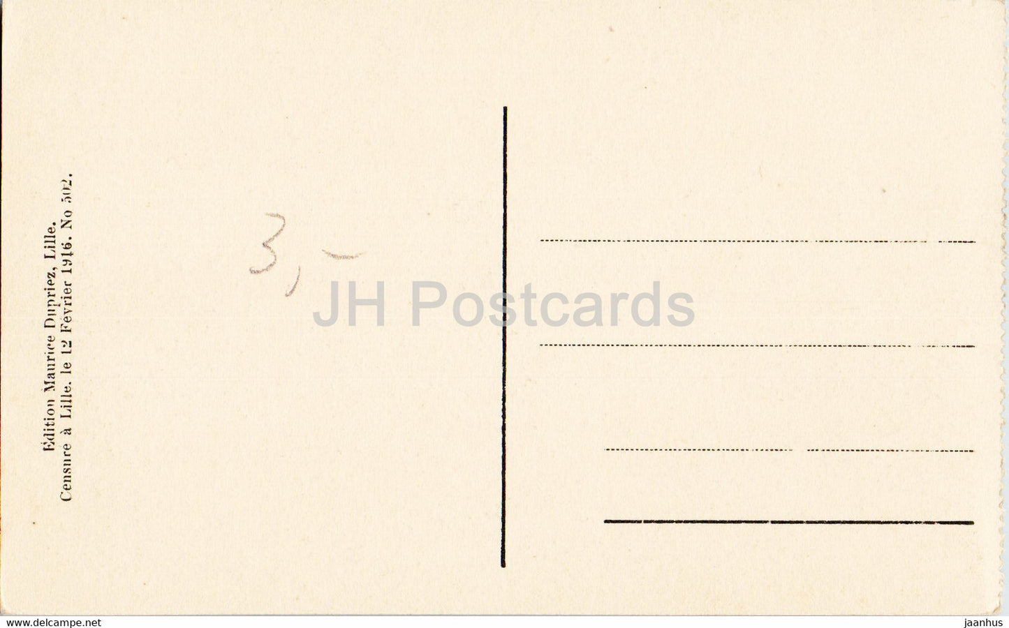 Lille - Rue Faidherbe - Theatre et Bourse - old postcard - France - unused