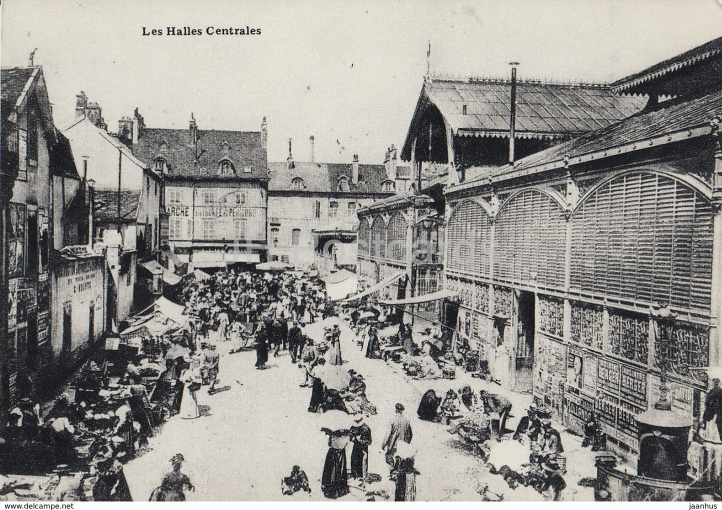 Dijon - Le Halles Centrales - central hall - REPRODUCTION - France - unused - JH Postcards