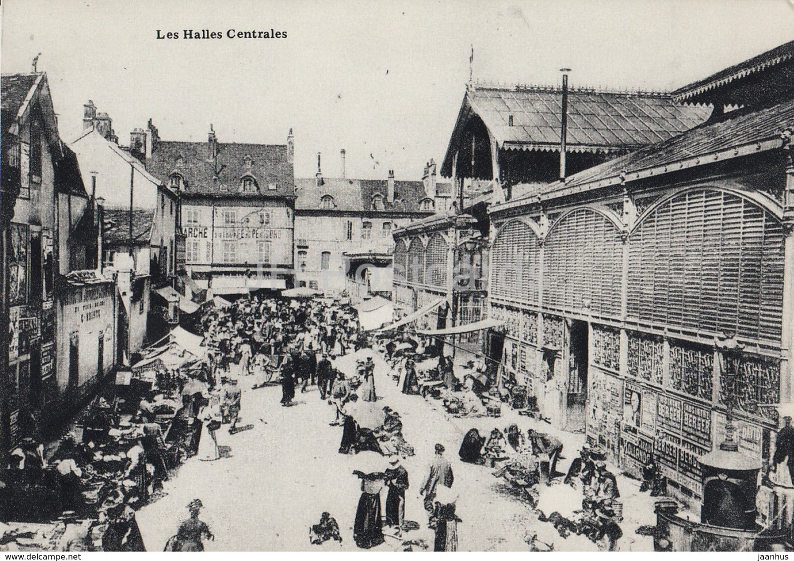 Dijon - Le Halles Centrales - central hall - REPRODUCTION - France - unused - JH Postcards