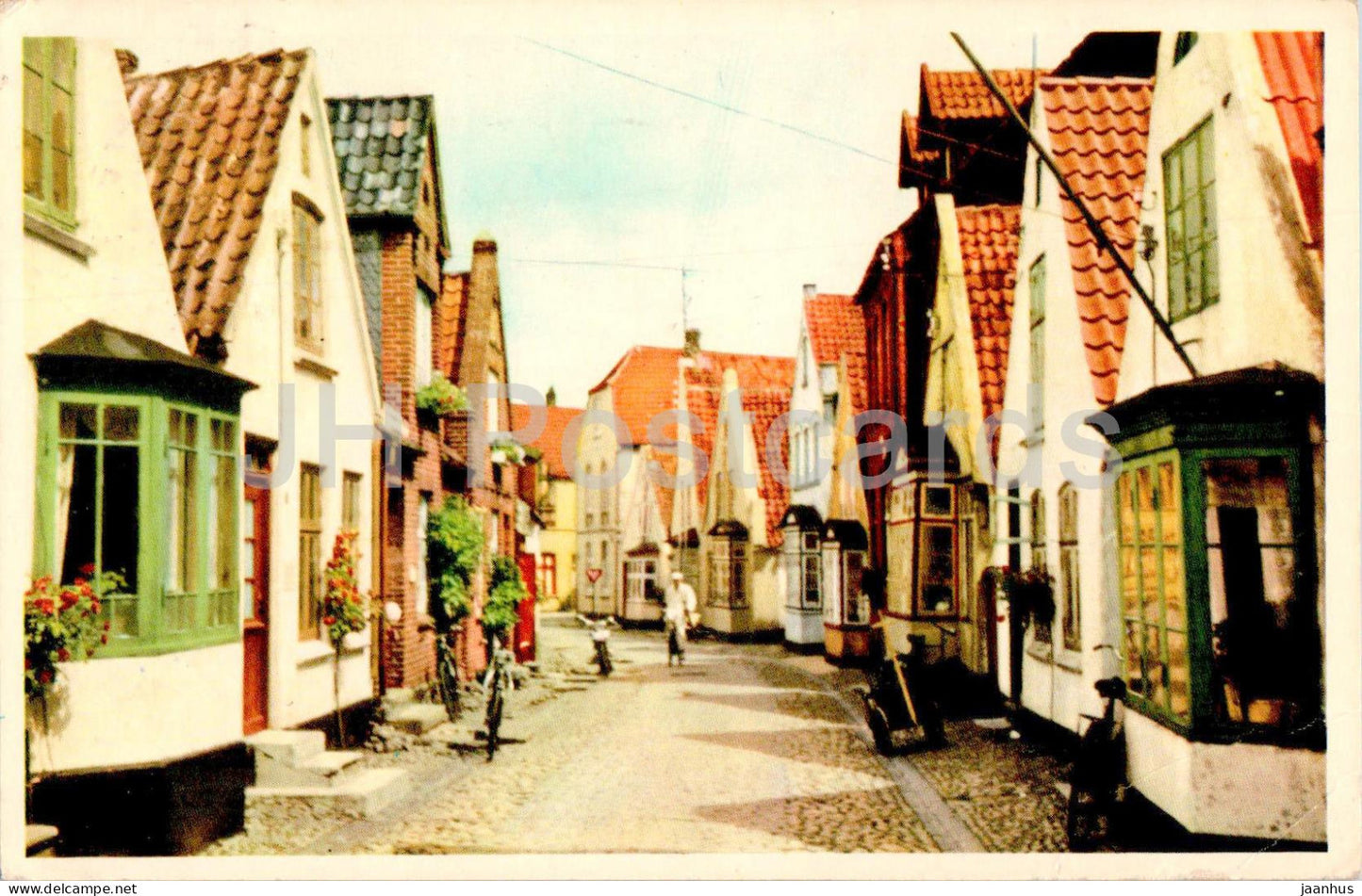 Tonder - Uldgade - Woolstreet - 6700 - 1965 - Denmark - used - JH Postcards