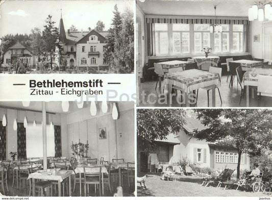 Bethlehemstift - Zittau - Eichgraben - Alters u Erholungsheim d Inn Mission - retirement home - Germany DDR - used - JH Postcards