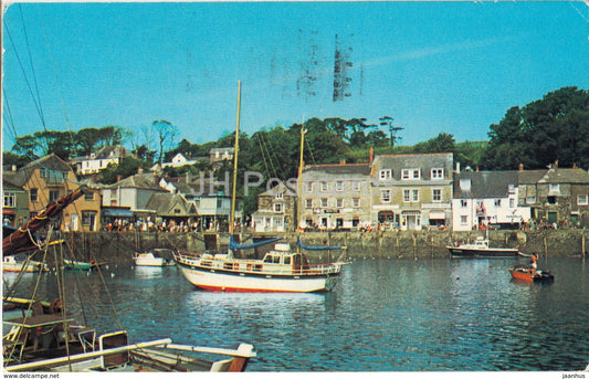 Padstow - The Harbour - boat - PLX231 - 1986 - United Kingdom - England - used - JH Postcards