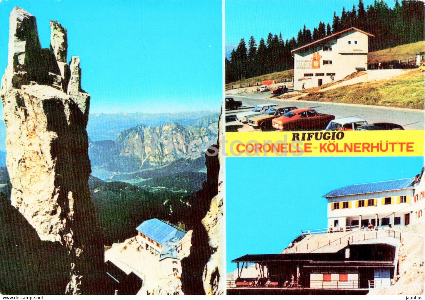 Rifugio Coronelle - Kolnerhutte - Gruppo del Catinaccio - car - Italy - unused - JH Postcards