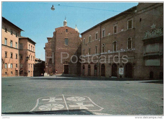Piazza della Liberta - Liberty Square - Macerata - Marche - 63 - Italia - Italy - unused - JH Postcards