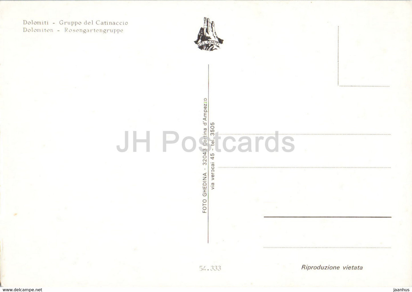 Rifugio Coronelle - Kolnerhutte - Gruppo del Catinaccio - voiture - Italie - inutilisé