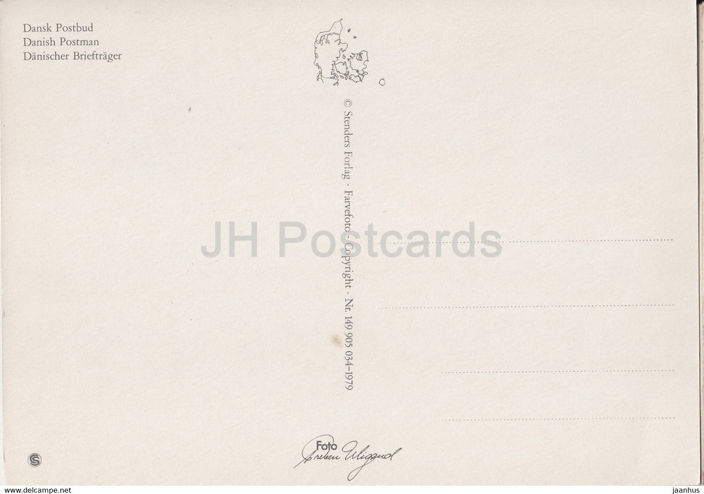 Dansk Postbud - Danish Postman - Denmark - unused