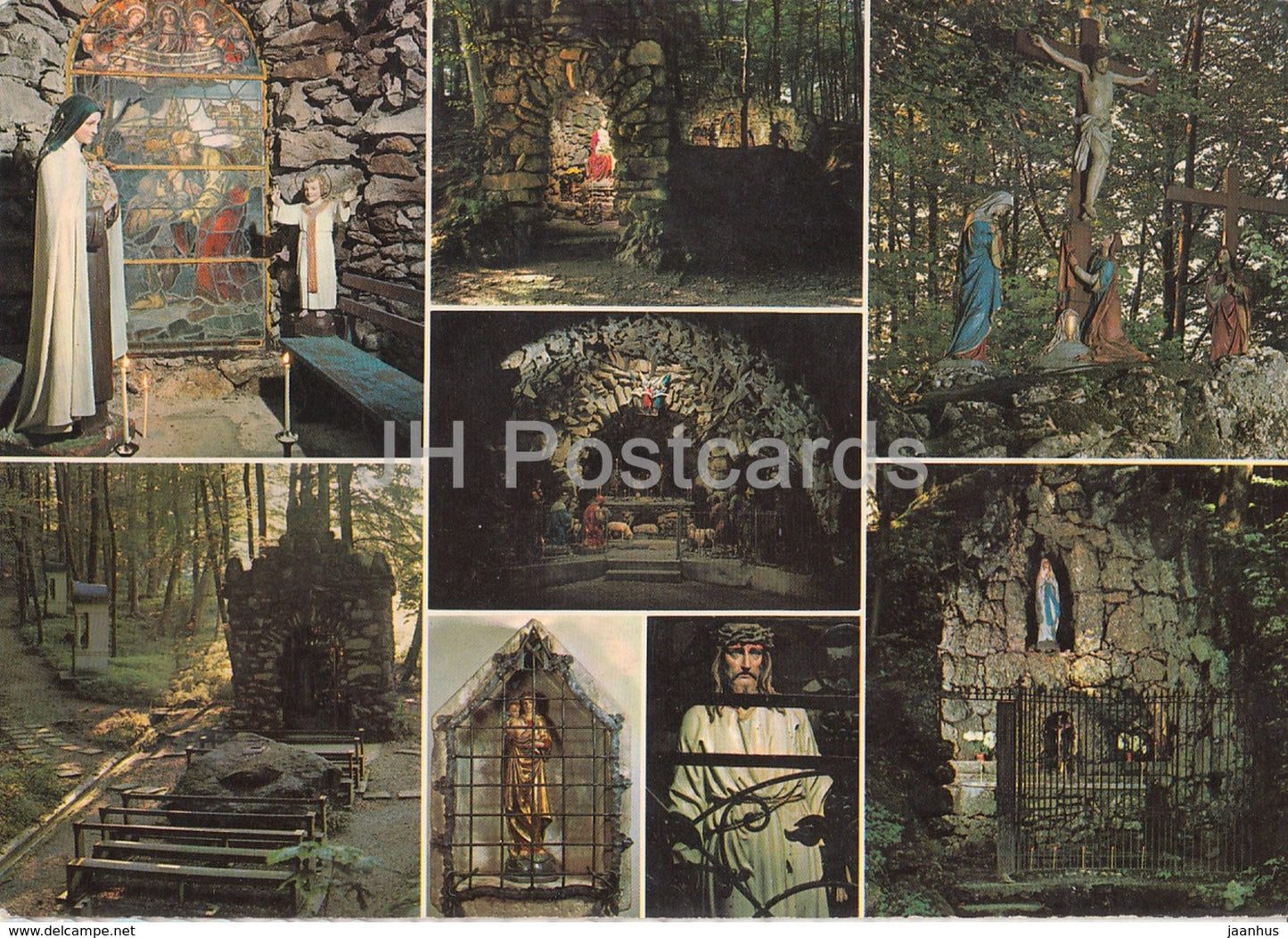 Theresia Kapelle - Jesus im Elend - Kreuzigungsgruppe - Weihnachtsgrotte - Maria Bildstein - Switzerland - unused - JH Postcards