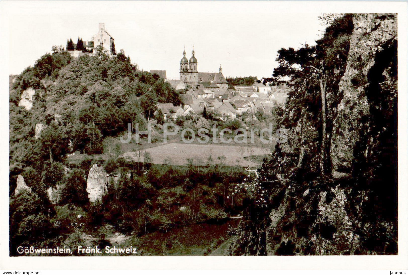 Gossweinstein - Frank Schweiz - old postcard - 1951 - Germany - used - JH Postcards
