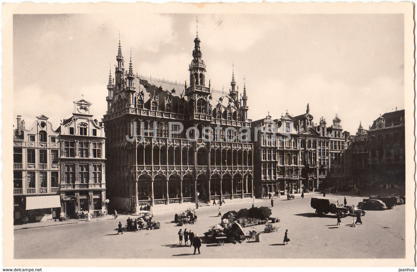 Bruxelles - Brussels - Grand Place - Maison du Roi - Market Place - old postcard - Belgium - unused - JH Postcards
