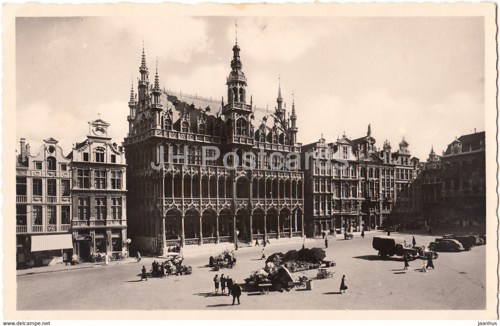 Bruxelles - Brussels - Grand Place - Maison du Roi - Market Place - old postcard - Belgium - unused - JH Postcards