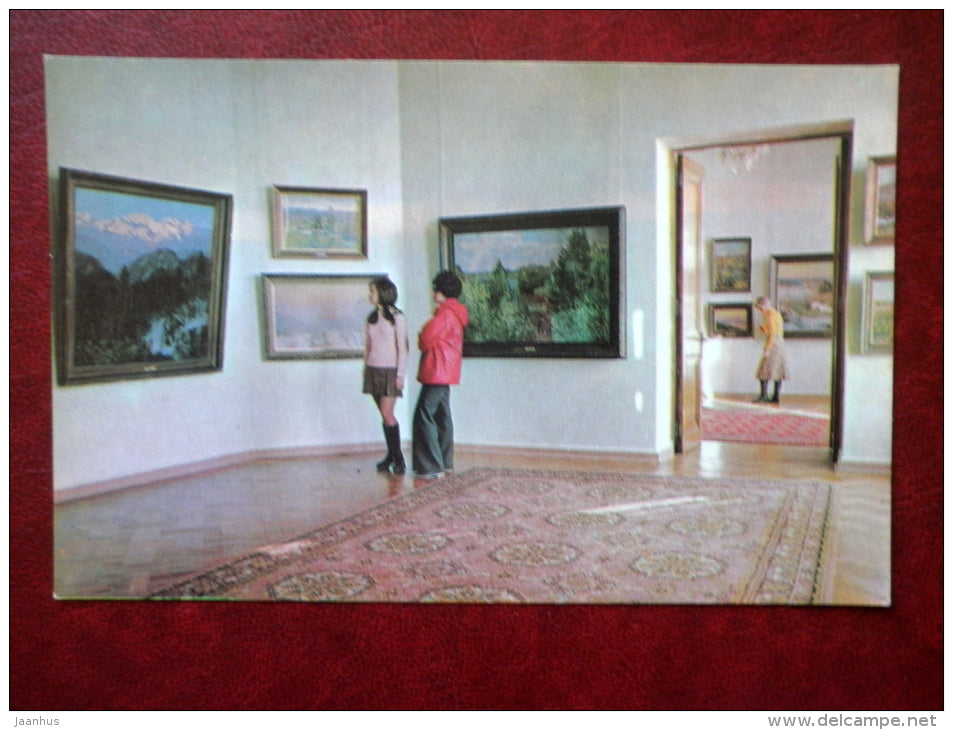 Grand Livadia Palace - in one of the exhibition halls - Livadiya - Crimea - 1976 - Ukraine USSR - unused - JH Postcards