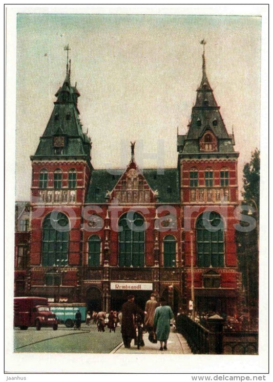Rembrandt Museum - Amsterdam - European Views - 1958 - Netherlands - unused - JH Postcards