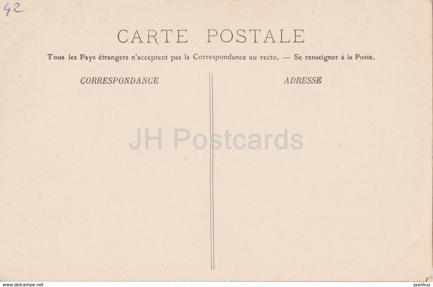 Saint Etienne - Ruines du Chateau de La Rochetaillee - castle - 25 - old postcard - France - unused