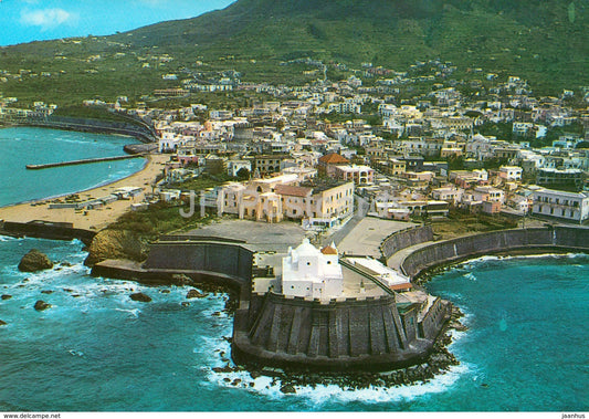 Forio d'Ischia - panorama dall'aereo - aerial view - 6719 - Italy - 1986 - used - JH Postcards