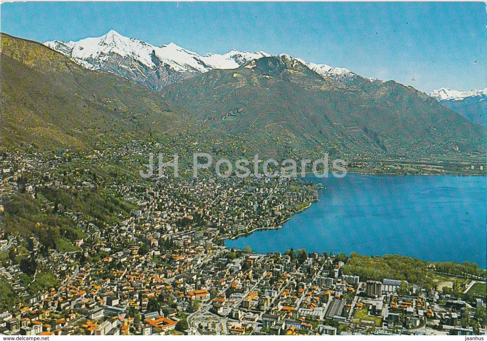 Locarno - Lago Maggiore - 800 - 1977 - Switzerland - used - JH Postcards