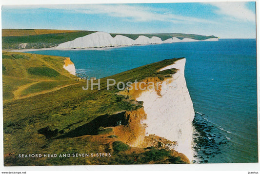 Seaford Head and Seven Sisters - 1985 - United Kingdom - England - used - JH Postcards