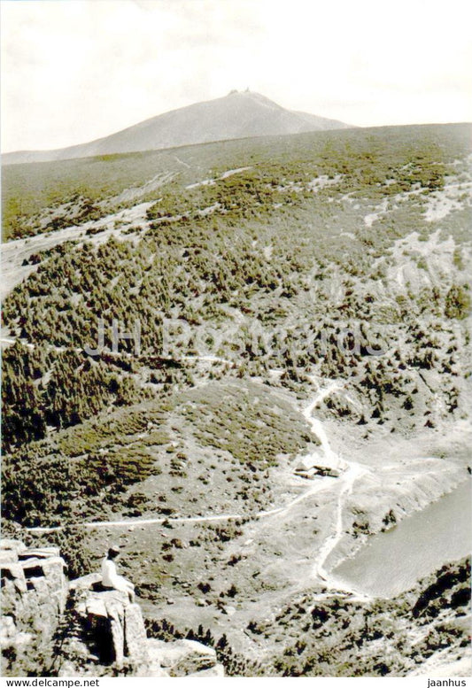 Krkonose - Snezka - 1603 m - mountain - Czech Repubic - Czechoslovakia - unused - JH Postcards