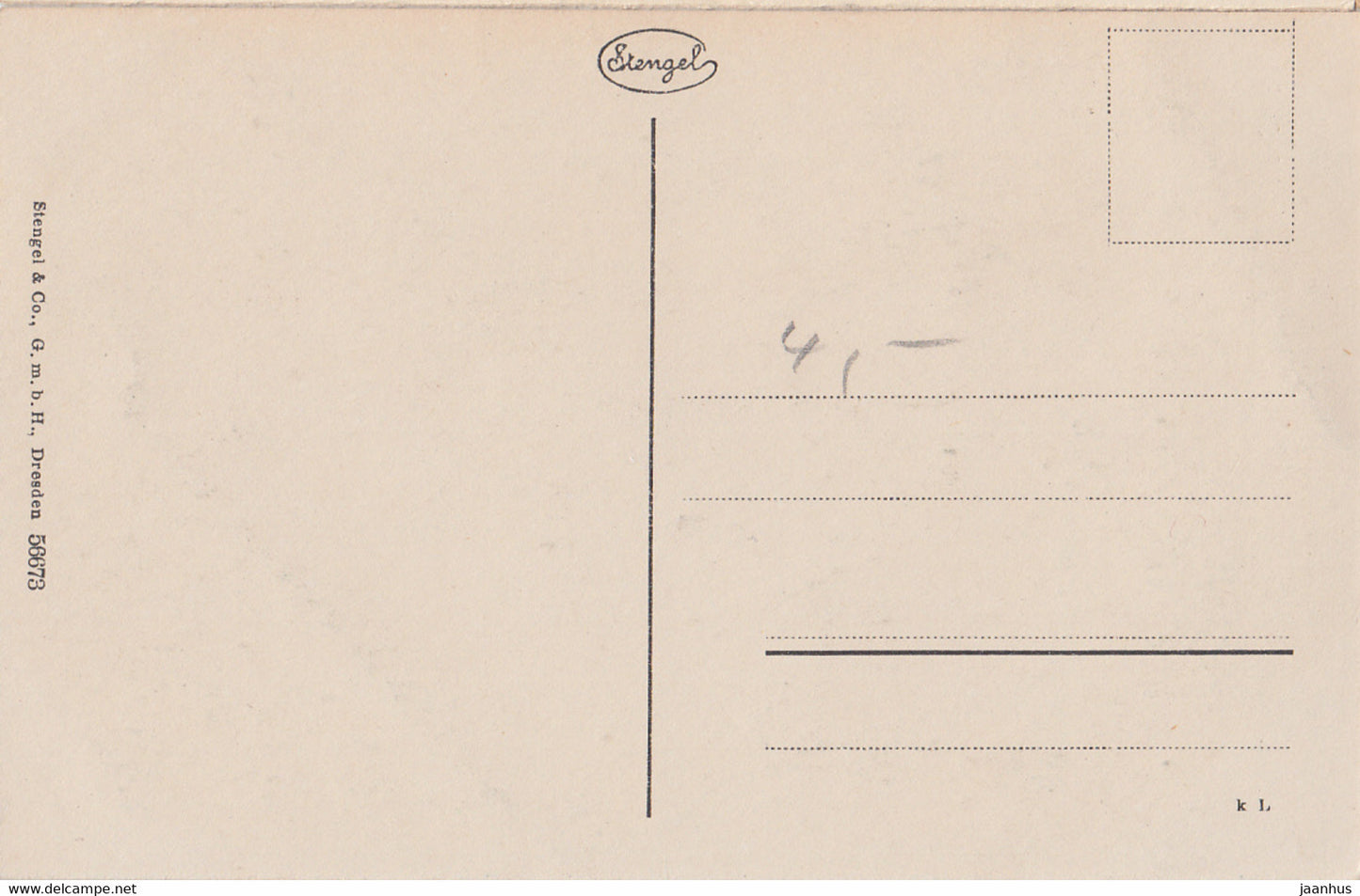 Ostseebad Gohren - Blick v Nordpeerd - old postcard - 56673 - Germany - unused