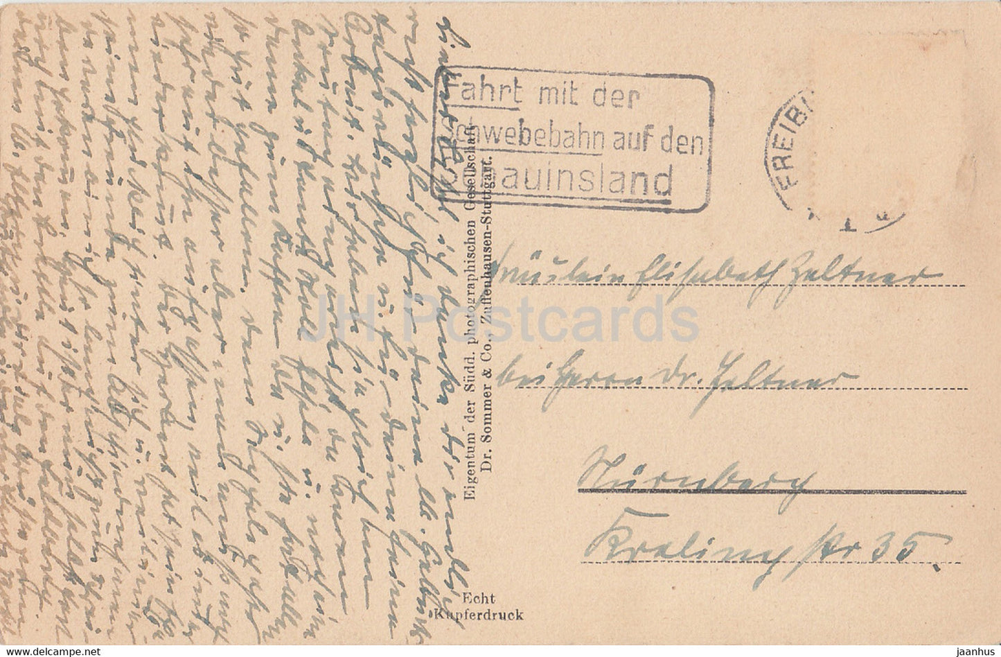 Freiburg i Br - 2606 - old postcard - Germany - used