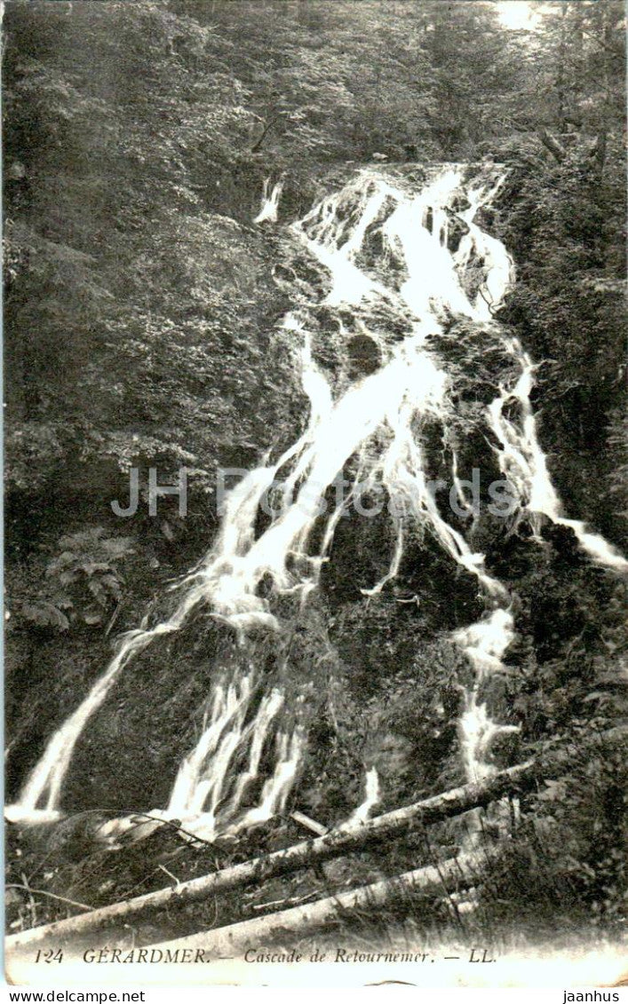 Gerardmer - Cascade du Retournemer - 124 - old postcard - 1919 - France - used - JH Postcards