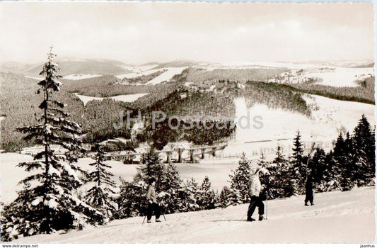 Willingen - Waldeck - Auf dem Ettelsberg - ski sport - old postcard - Germany - unused - JH Postcards