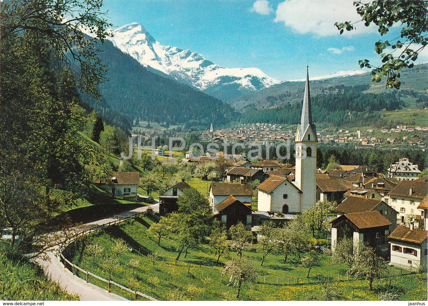 Sils und Thusis im Domleschg - Piz Beverin - church - 16681 - Switzerland - unused - JH Postcards