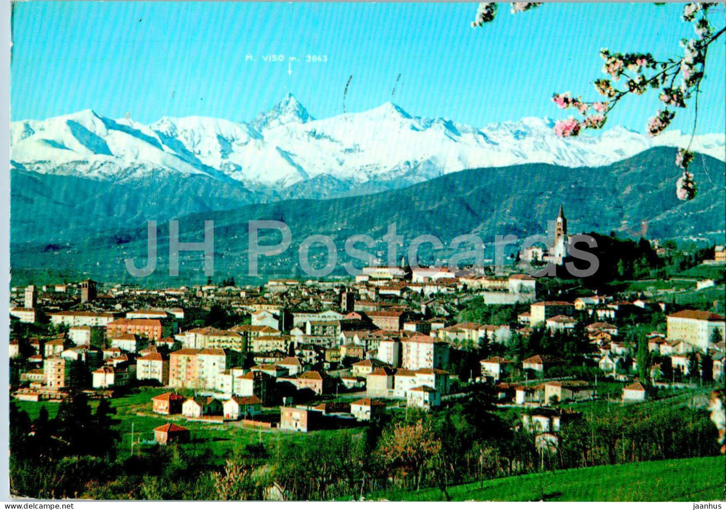 Pinerolo - Panorama - 1965 - Italy - used - JH Postcards