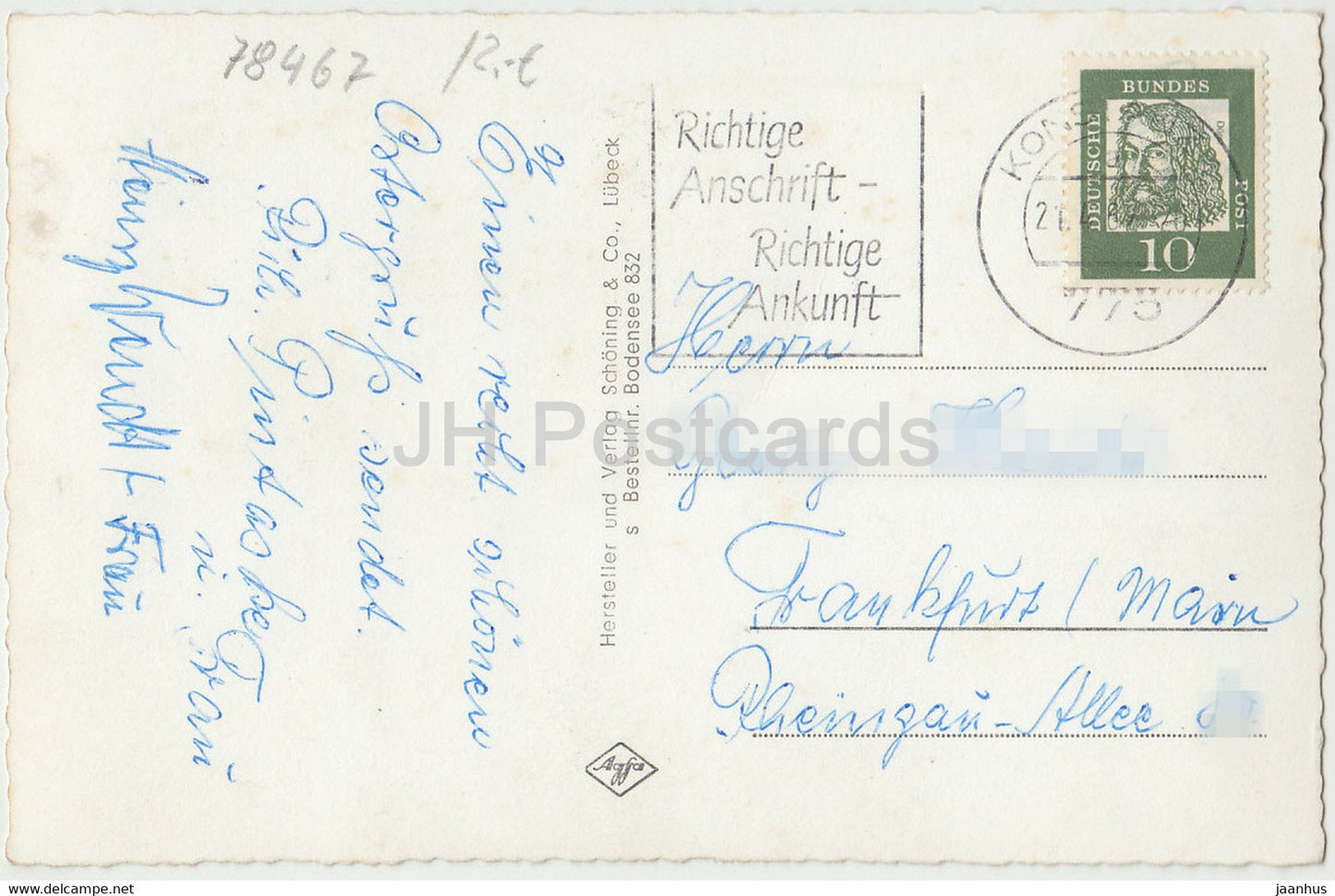 Konstanz liegt am Bodensee - Rheinbrücke - Hafenpartie - Insel Hotel - Rathaus - Deutschland - gebraucht