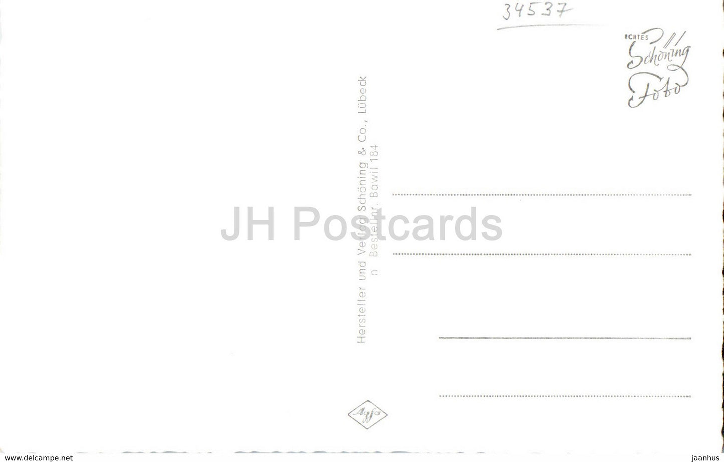 Grusse fur Schreibfaule Leute - Kurpark - Badehotel - Bad Wildungen - Cafe - old postcard - Germany - unused