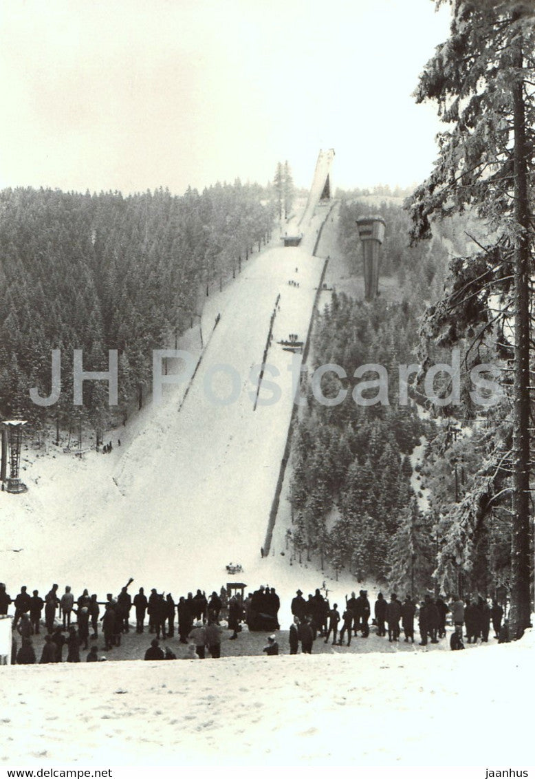 Oberhof - Schanze am Rennsteig - ski jumping hill - Germany DDR - unused - JH Postcards