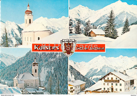 Kaisers 1522 m Lechtal - church - Austria - used - JH Postcards