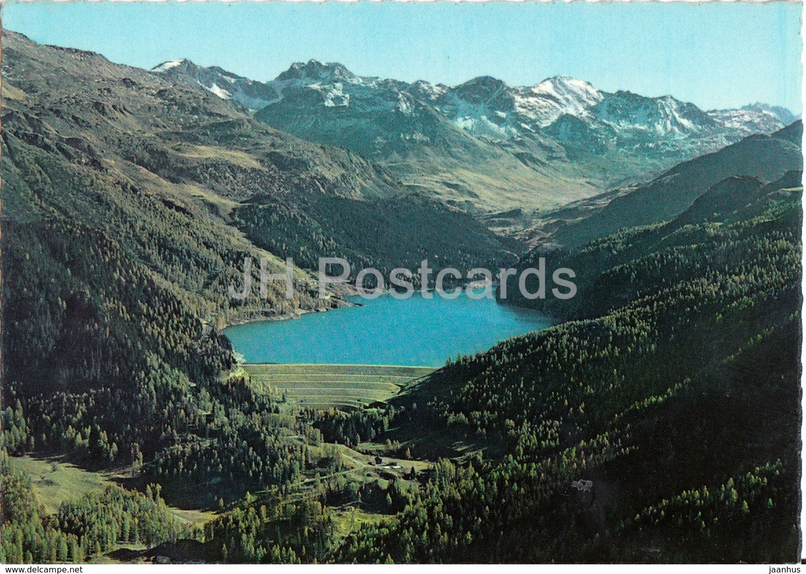 Stausee Marmorera 1685 m - Julierpass - Switzerland - unused - JH Postcards