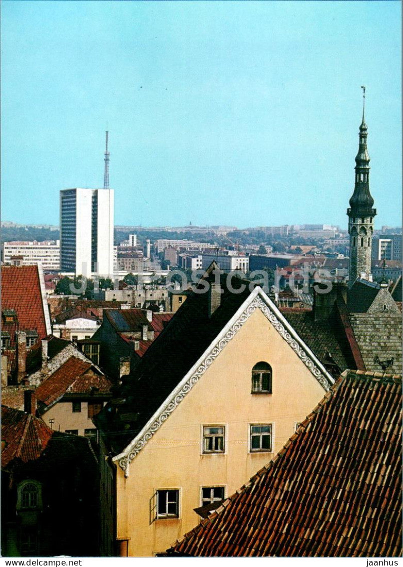 Tallinn - Old and New Tallinn - Intourist - Estonia USSR - unused - JH Postcards
