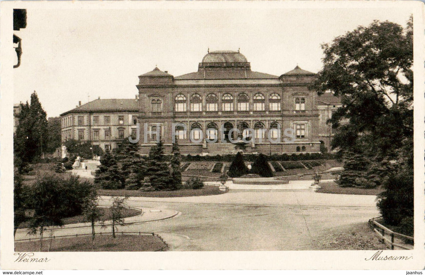 Weimar - Museum - 313 - old postcard - Germany - unused - JH Postcards