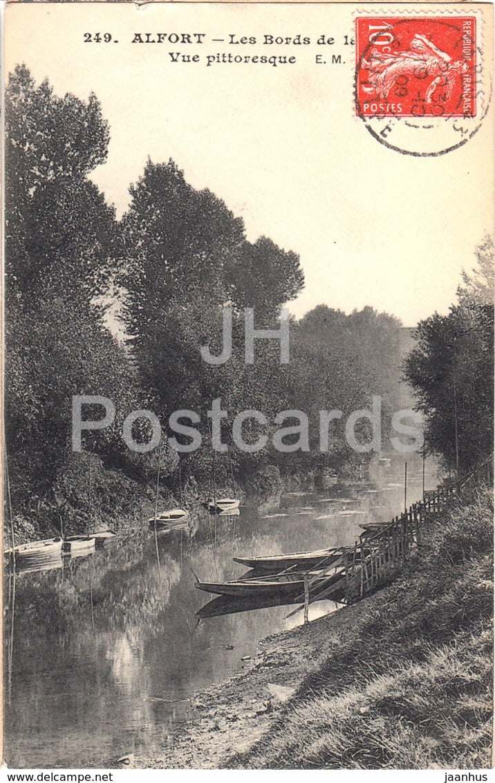 Alfort - Les Bords de la Marne - Vue pittoresque - 249 - 1909 - old postcard - France - used - JH Postcards